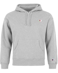 Champion - Reverse Weave Logo-Appliqué Hoodie - Lyst
