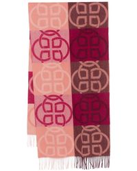 GANT - Monogram-Pattern Scarf - Lyst