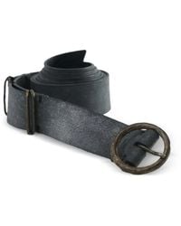 Ziggy Chen - Round-Buckle Belt - Lyst