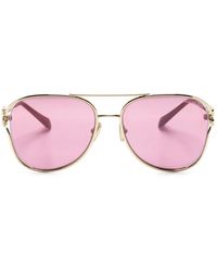 Miu Miu - Occhiali Da Sole Con Montatura Stile Pilota - Lyst
