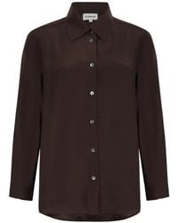 P.A.R.O.S.H. - Button-Down Long-Sleeve Shirt - Lyst