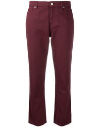 PS by Paul Smith Vaqueros rectos capri - Rojo