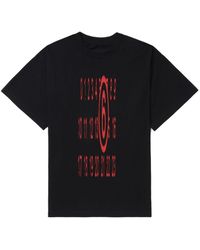 MM6 by Maison Martin Margiela - Numbers-print Cotton T-shirt - Lyst