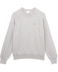 A.P.C. - Pull À Logo Imprimé Et Manches Raglan - Lyst