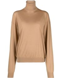 Saint Laurent - High-Neck Pullover - Lyst