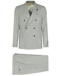 Lardini - Double-Breasted Blazer - Lyst