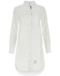 Thom Browne - Rwb Cotton Shirt Dress - Lyst