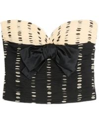 Valentino Garavani - Plusdepois-Print Chiffon Top - Lyst