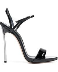 Casadei - Open-Toe 130Mm Heel Sandals - Lyst