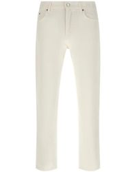 Department 5 - Garment-Dyed Straight Jeans - Lyst