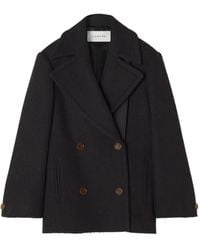 Lanvin - Double-Breasted Long-Sleeve Jacket - Lyst