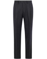 Caruso - Pressed-Crease Tailored Trousers - Lyst