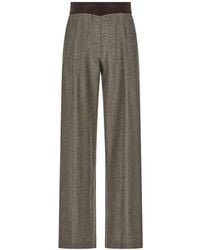 Panicale - Check-Pattern Trousers - Lyst