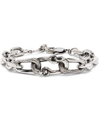 Alexander McQueen - Snake & Skull Chain Bracelet - Lyst