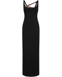 PUCCI - Printed-Strap Open-Back Maxi Dress - Lyst