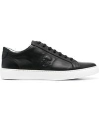 Corneliani - Boston Low-Top Leather Sneakers - Lyst