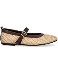 Marc O' Polo - Woven Buckle-Fastening Ballet Flats - Lyst