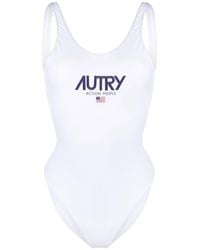 Autry - Badeanzug mit Logo-Print - Lyst