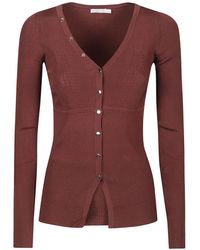 Patrizia Pepe - Ribbed-Design Cardigan - Lyst