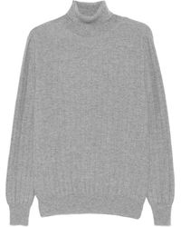 Lardini - Ribbed Roll-Neck Sweater - Lyst