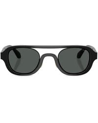 Giorgio Armani - ラウンドフレーム サングラス - Lyst