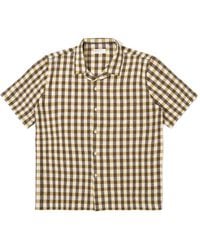 Universal Works - Chemise Vichy À Manches Courtes - Lyst