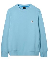 Paul Smith - Organic Cotton Zebra Logo Sweatshirt - Lyst