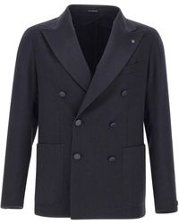 Tagliatore - Double-Breasted Patch-Pocket Jacket - Lyst