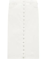Courreges - ローライズ デニムスカート - Lyst