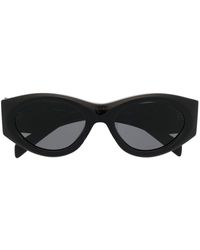 Prada - Triangle-logo Oval-frame Sunglasses - Lyst