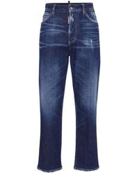 DSquared² - 5 Pokcets Faded Straight-Leg Jeans - Lyst