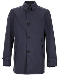 Herno - Trench À Boutonnière - Lyst