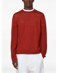 Officine Generale - Wool Long-Sleeve Sweater - Lyst