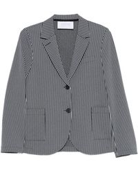 Harris Wharf London - Striped Pocket Jacket - Lyst