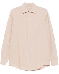 Massimo Alba - Genova Seersucker Striped Shirt - Lyst