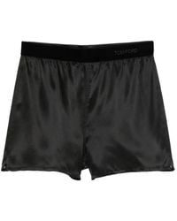 Tom Ford - Logo-Band Shorts - Lyst