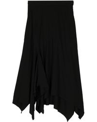 Y's Yohji Yamamoto - Asymmetric High-waisted Skirt - Lyst