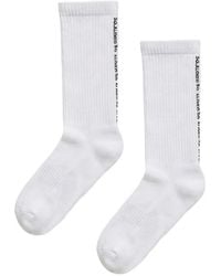 Wolford - Logo-Detail Circular-Knit Socks - Lyst
