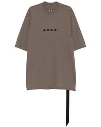 Rick Owens - Jumbo Logo-Print T-Shirt - Lyst