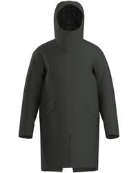 Veilance - Hooded Zip-Front Coat - Lyst