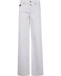 Versace Jeans Couture - Logo-Lettering Jeans - Lyst