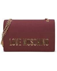 Love Moschino - チェーンストラップ ショルダーバッグ - Lyst