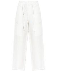 Jil Sander - Cargo-Pocket Tie-Fastening Trousers - Lyst