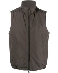 Canali - Padded Zip-up Gilet - Lyst