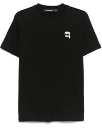 Karl Lagerfeld - Karl Ikon-Patch T-Shirt - Lyst