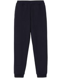 Burberry - Pantalon de jogging en coton à patch logo - Lyst