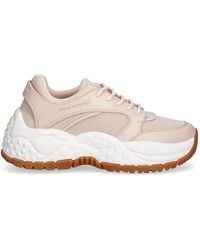 ARMANI EXCHANGE - Lace-Up Textured Sneakers - Lyst
