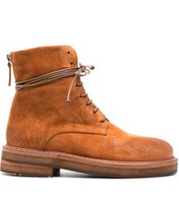 Marsèll - Lace-up Suede Boots - Lyst