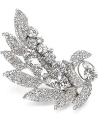 Jennifer Behr - Elvie Crystal-Embellished Brooch - Lyst