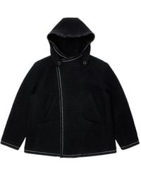 Adererror - Hooded-neck Long-sleeve Coat - Lyst